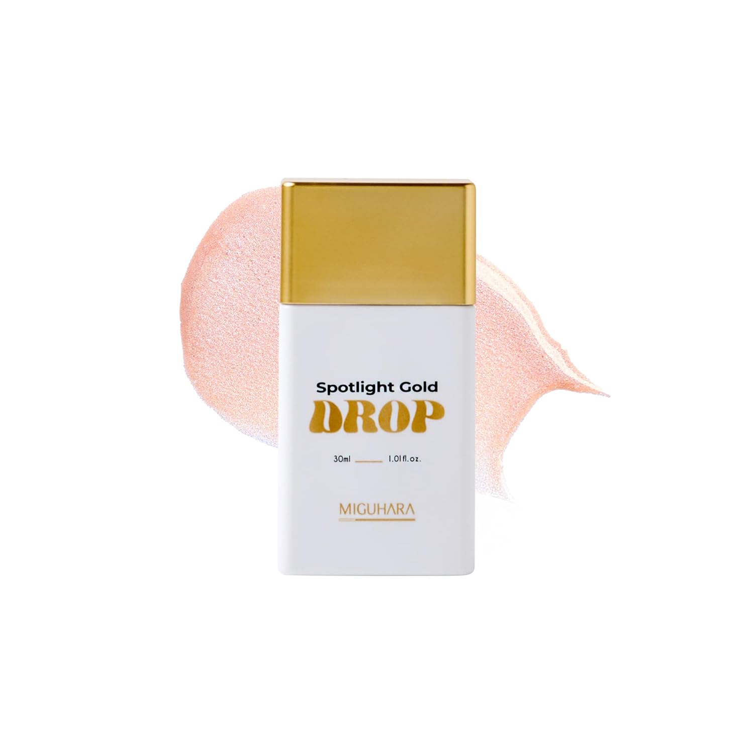 Spotlight Gold Drop (Champagne Gold) | Skincare-Infused Illuminator | Radiance Boosting Formula | Instant Glow | Lightweight, Vegan Certified | All Skin Types | 1.01 Fl Oz