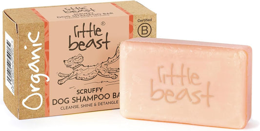 Little Beast Sensitive Dog Shampoo Bar | Soothing Dog Shampoo With Sweet Almond Oil & Oatmeal | Vegan, Cruelty-Free, No Sls Or Parabens | Gentle Shampoo For Sensitive Skin | 100G