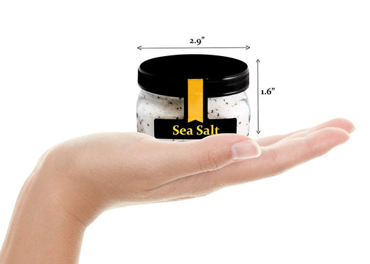 French Grey Celtic Style Sea Salt - From The Coasts Of Brittany, France - Infused With Mineral-Rich Clay - 4 Oz Jar