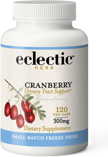 Eclectic Institute Whole Organic U.S.-Grown Freeze-Dried Cranberry Supplement | 120 Ct