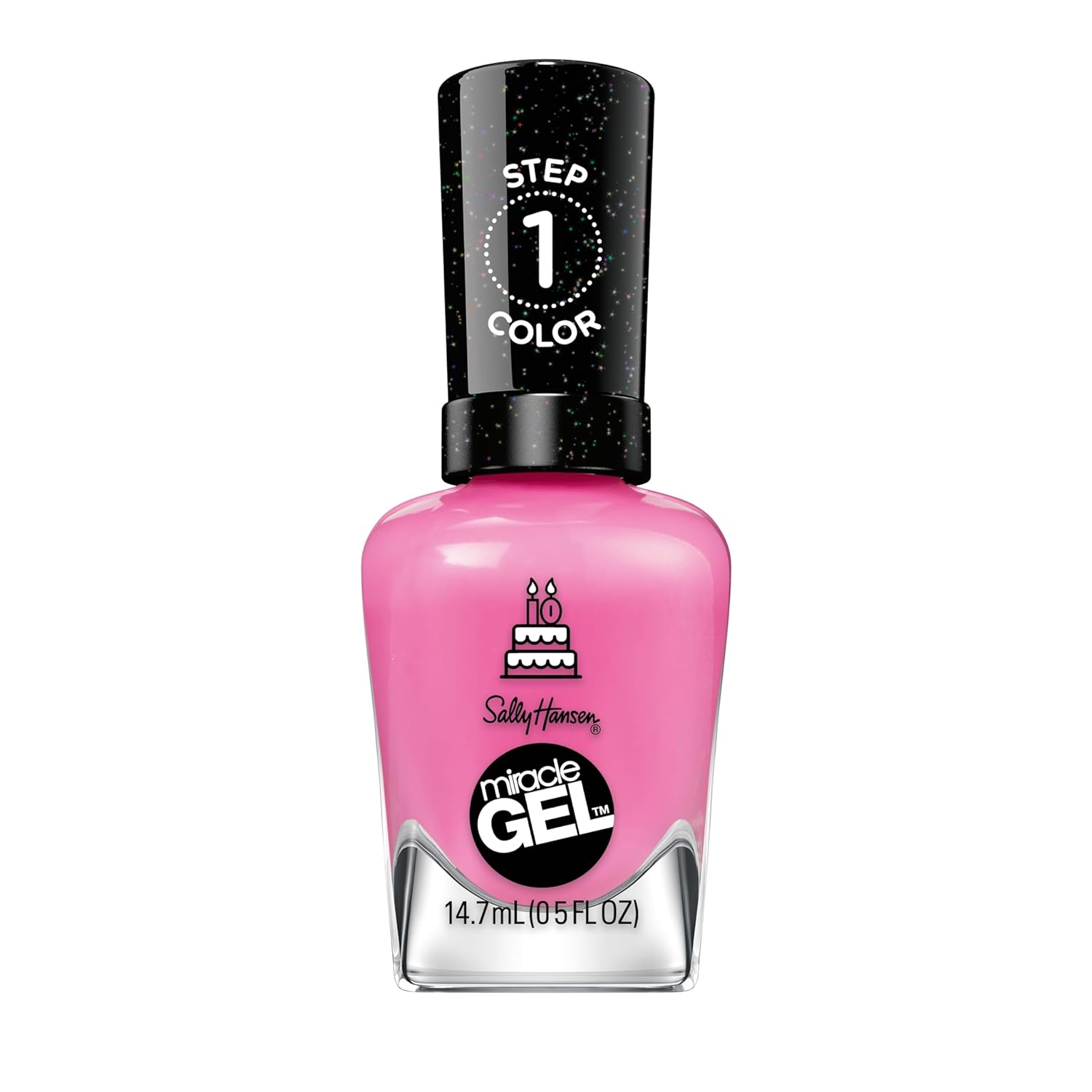 Sally Hansen Miracle Gel™, One Gel Of A Party Party Of Hue, Long Lasting, Gel-Like Formula, No Uv Lamp Needed, Pink Nail Polish