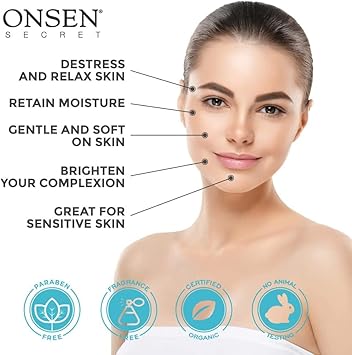 Onsen Secret Japanese Aloe Vera Face Wash - Premium Nightly Facial Cleanser For Makeup Removal, Heals Dry & Sensitive Skin, Hyaluronic Acid, Curry Leaf Oil, Vitamin C & E, Gel Cleanser : Beauty & Personal Care