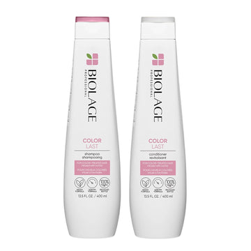 Biolage Color Last Shampoo & Conditioner Set | Helps Protect Hair & Maintain Vibrant Color | For Color-Treated Hair | Paraben & Silicone-Free | Vegan