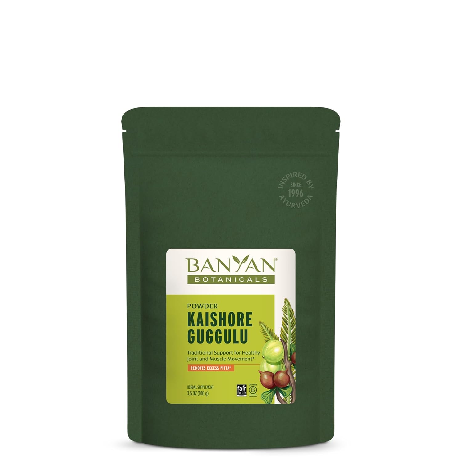 Banyan Botanicals Hingvastak Powder – Hingvastak With Gluten Free Asafoetida & Herbs For Digestion – Supports A Healthy Digestive Tract* – Spice Jar – Non-Gmo, Sustainably Sourced, Gluten Free