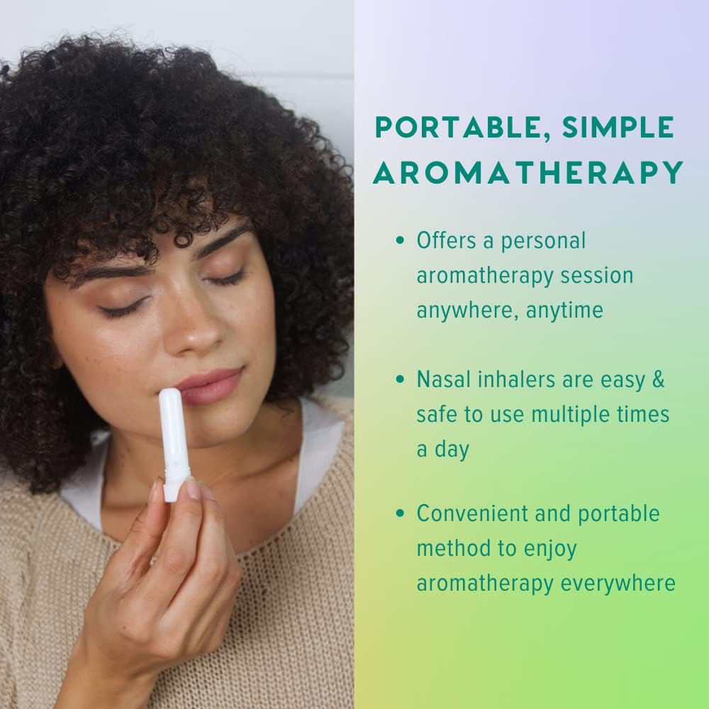 MOX? Nasal Inhalers Bundle, 8 Essential Oils, 100% Pure and Undiluted, Therapeutic Grade, No-Mess Portable Aromatherapy, includes Eucalyptus, Peppermint, Lavender, Tea Tree, Made in USA (Pack of 8)… : Health & Household