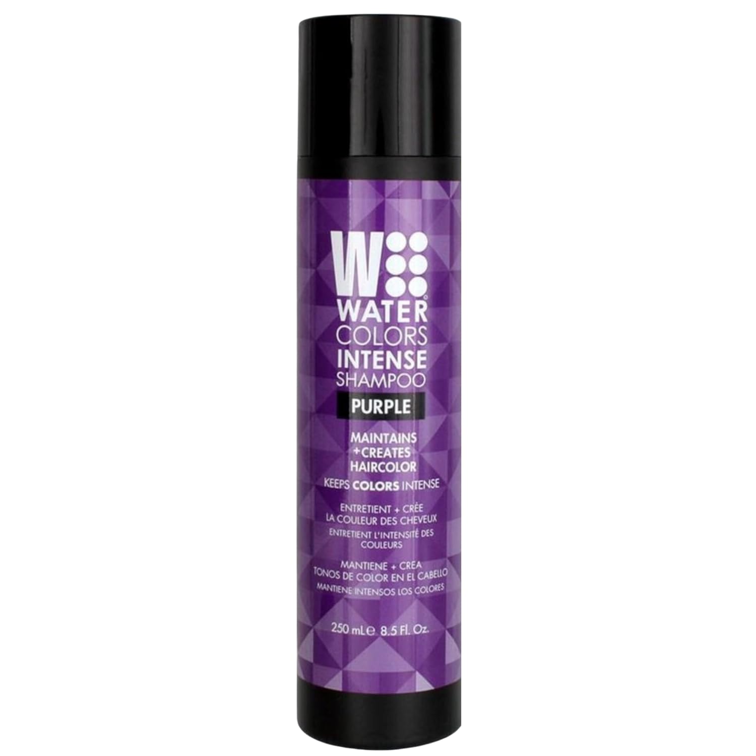 Watercolors Intense Color Depositing Sulfate & Paraben Free Shampoo, Maintains & Enhances Haircolor - Purple 8.5 Oz