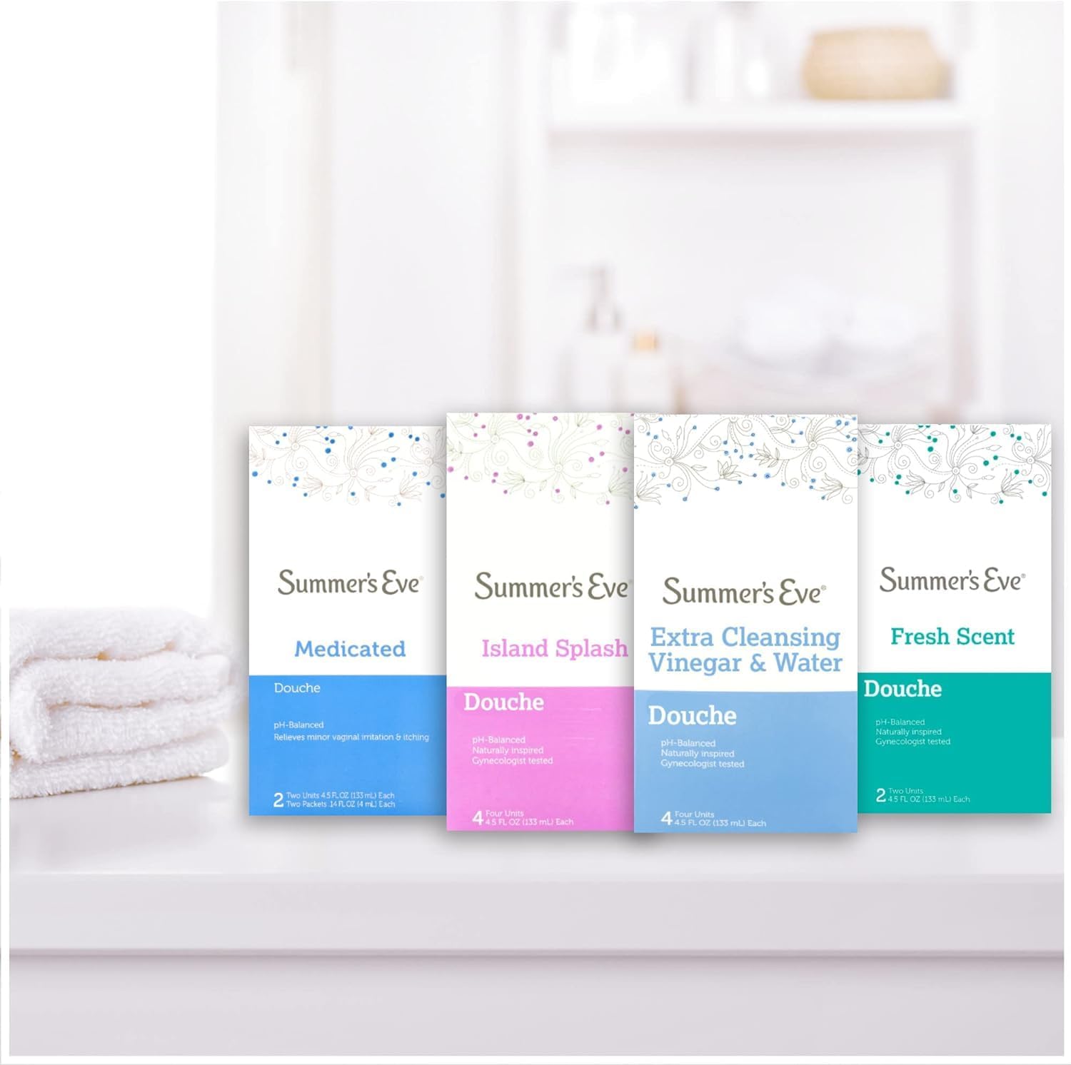 Summer's Eve, Feminine Cleansing Douche, Island Splash, 9 Fl Oz (Pack of 6) : Health & Household