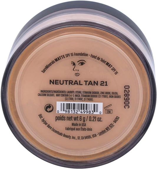 Matte Foundation Spf 15-24 Neutral Dark