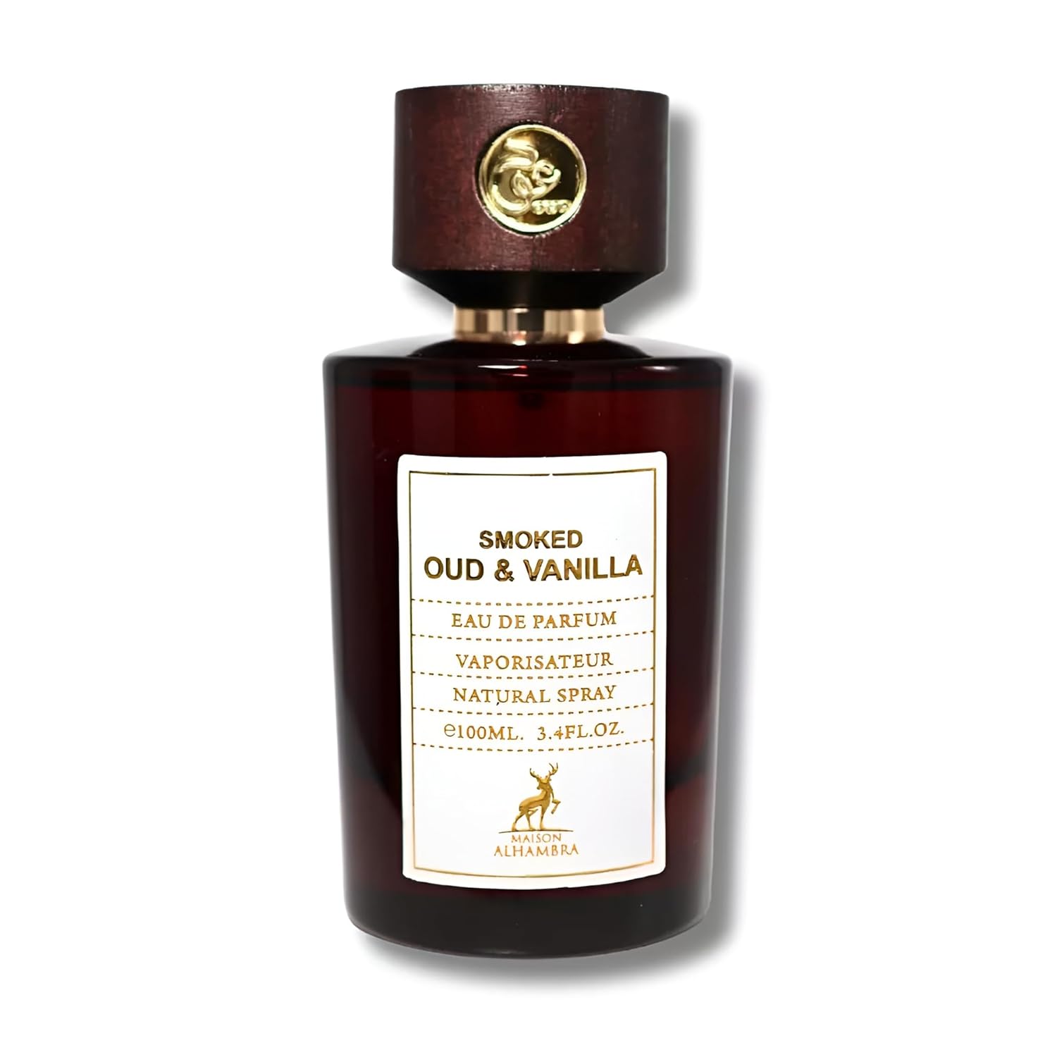 Maison Alhambra Smoked Oud & Vanilla For Unisex Eau De Parfum Spray, 3.4 Ounce / 100 Ml