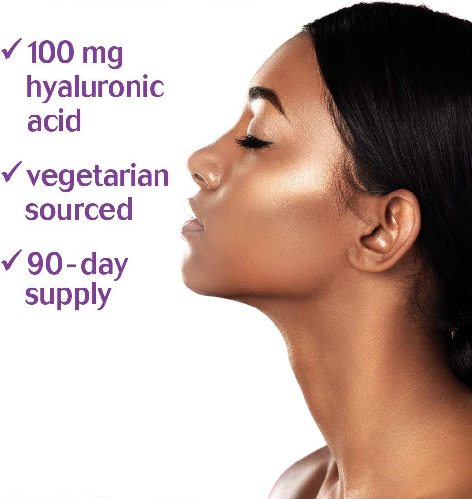 Bluebonnet Nutrition Beautiful Ally Hyaluronic Acid 100Mg, Nurture Radiant Skin*, Non-Gmo, Gluten-Free, Soy-Free, 90 Softgels, 90 Servings : Health & Household