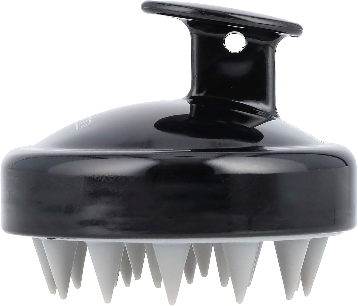 Giovanni Scalp Massager & Shampoo Brush - Shampoo Massager Brush Scrubber, Head Scrubber For Washing, For All Hair Types - Black Handle, Silicone Teeth