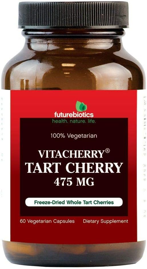 Futurebiotics VitaCherry Tart Cherry 475 mg, 60 Vegetarian Capsules : Health & Household