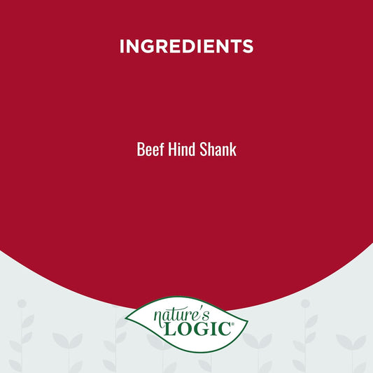 Nature'S Logic Beef 7-8" Hind Shank Bone Treat, 1Lb, 1 Pack