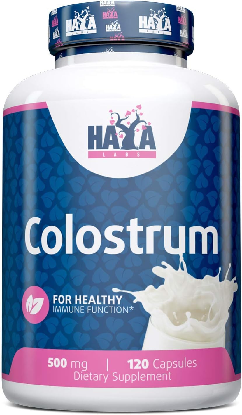 Haya Labs Colostrum, 500 Mg, 120 Caps, 120 G