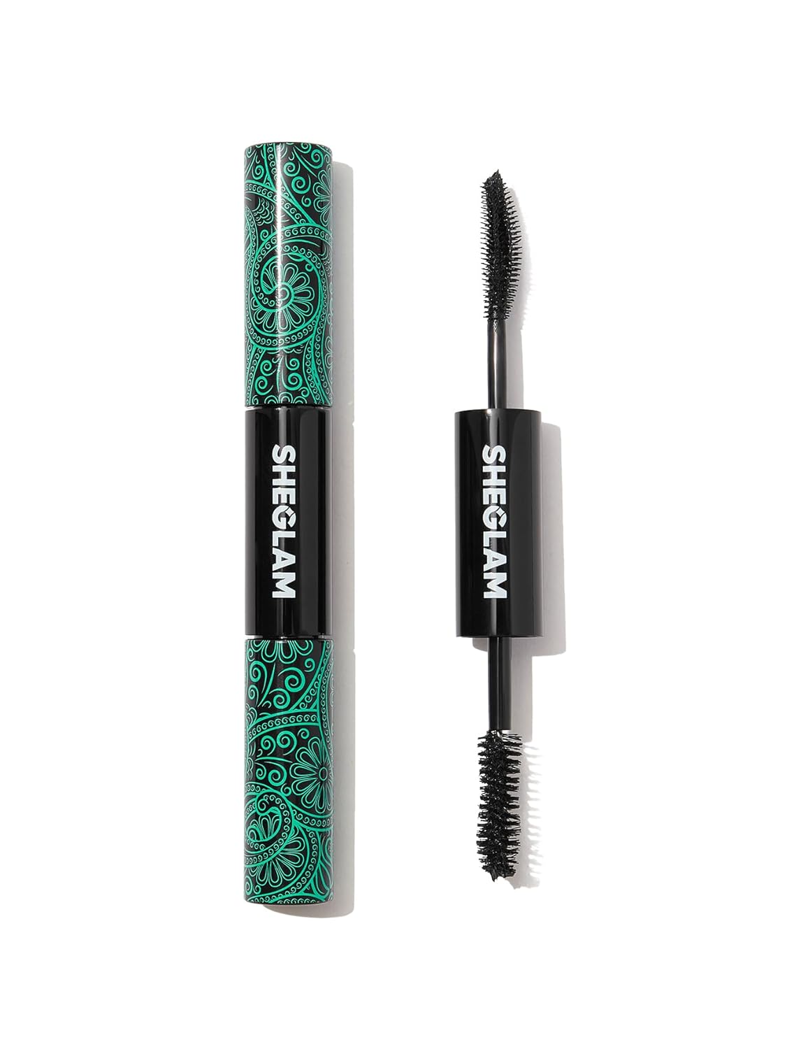 Sheglam 2 In 1 Black Volume And Length Waterproof Mascara Long Lasting Dual-Ended Tubing Eye Makeup