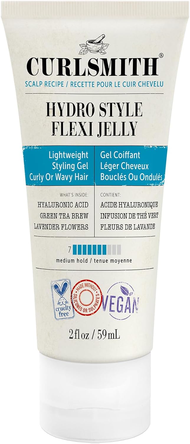 Curlsmith - Hydro Style Flexi-Jelly - Vegan Defining Gel For Wavy, Curly Or Coily Hair (59Ml)