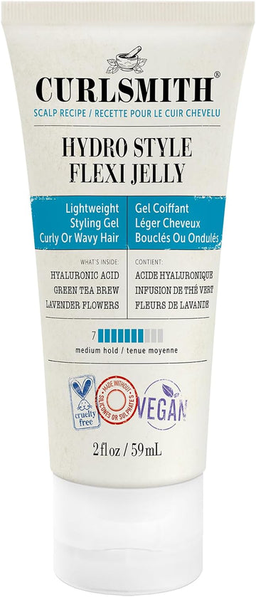 Curlsmith - Hydro Style Flexi-Jelly - Vegan Defining Gel For Wavy, Curly Or Coily Hair (59Ml)