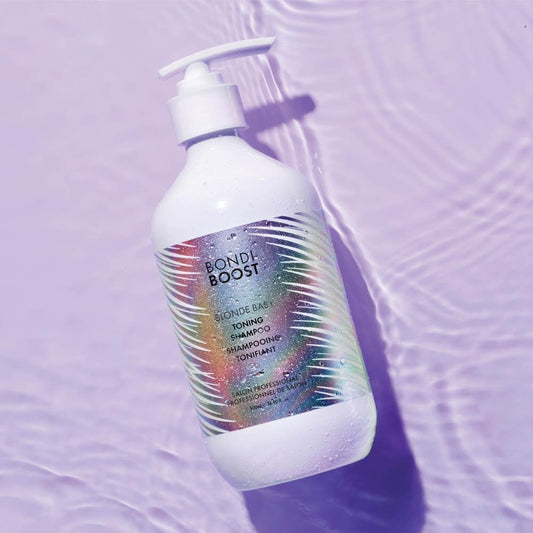 Bondiboost Blonde Baby Toning Purple Shampoo - Sulphate-Free, Aloe-Based Formula With Violet Pigments & Jojoba Oil For Blonde Hair - Vegan & Cruelty-Free, 300Ml