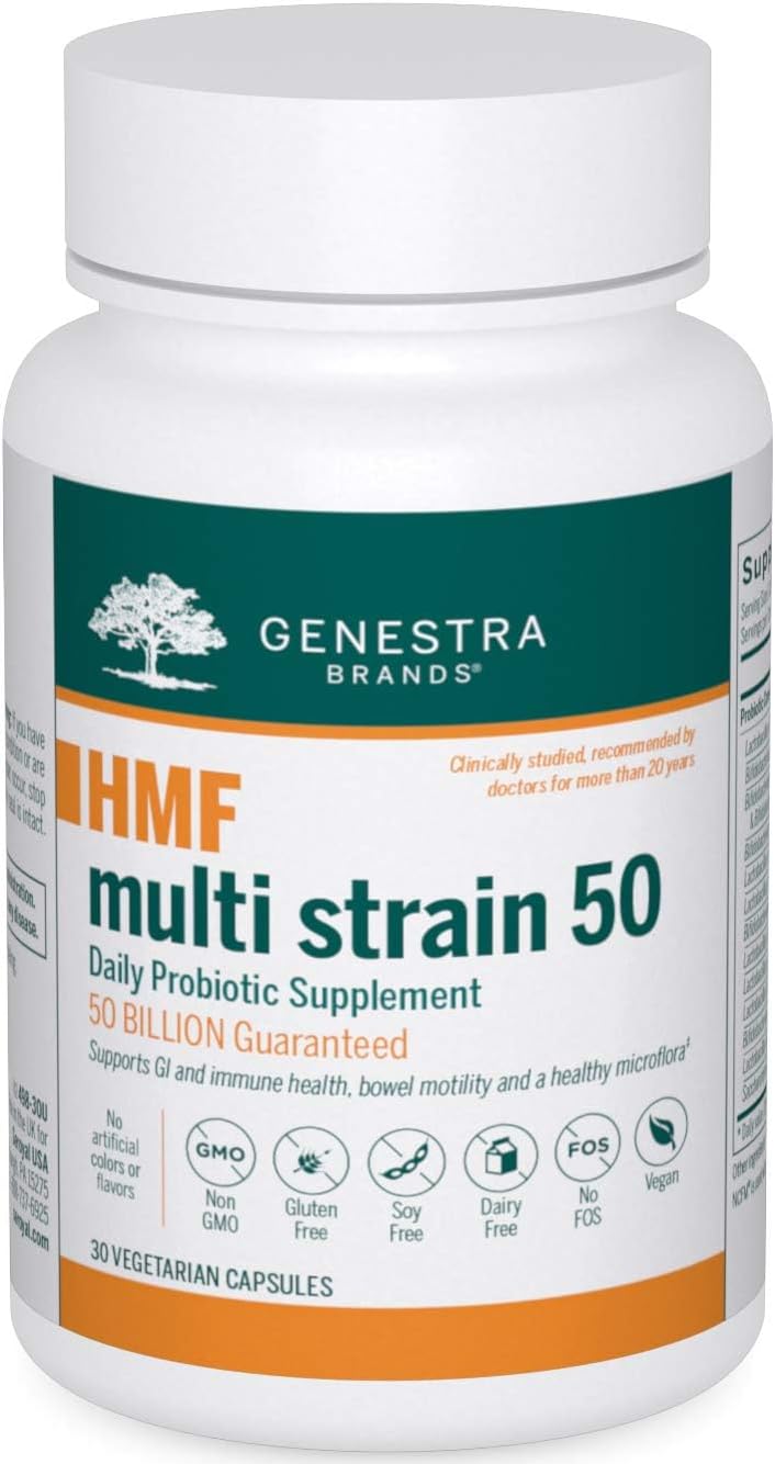 Genestra Brands Hmf Multi Strain 50 | Probiotic Supplement | 30 Capsules