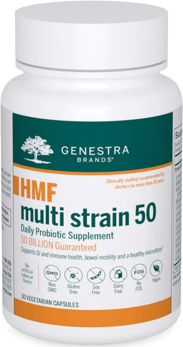 Genestra Brands Hmf Multi Strain 50 | Probiotic Supplement | 30 Capsules