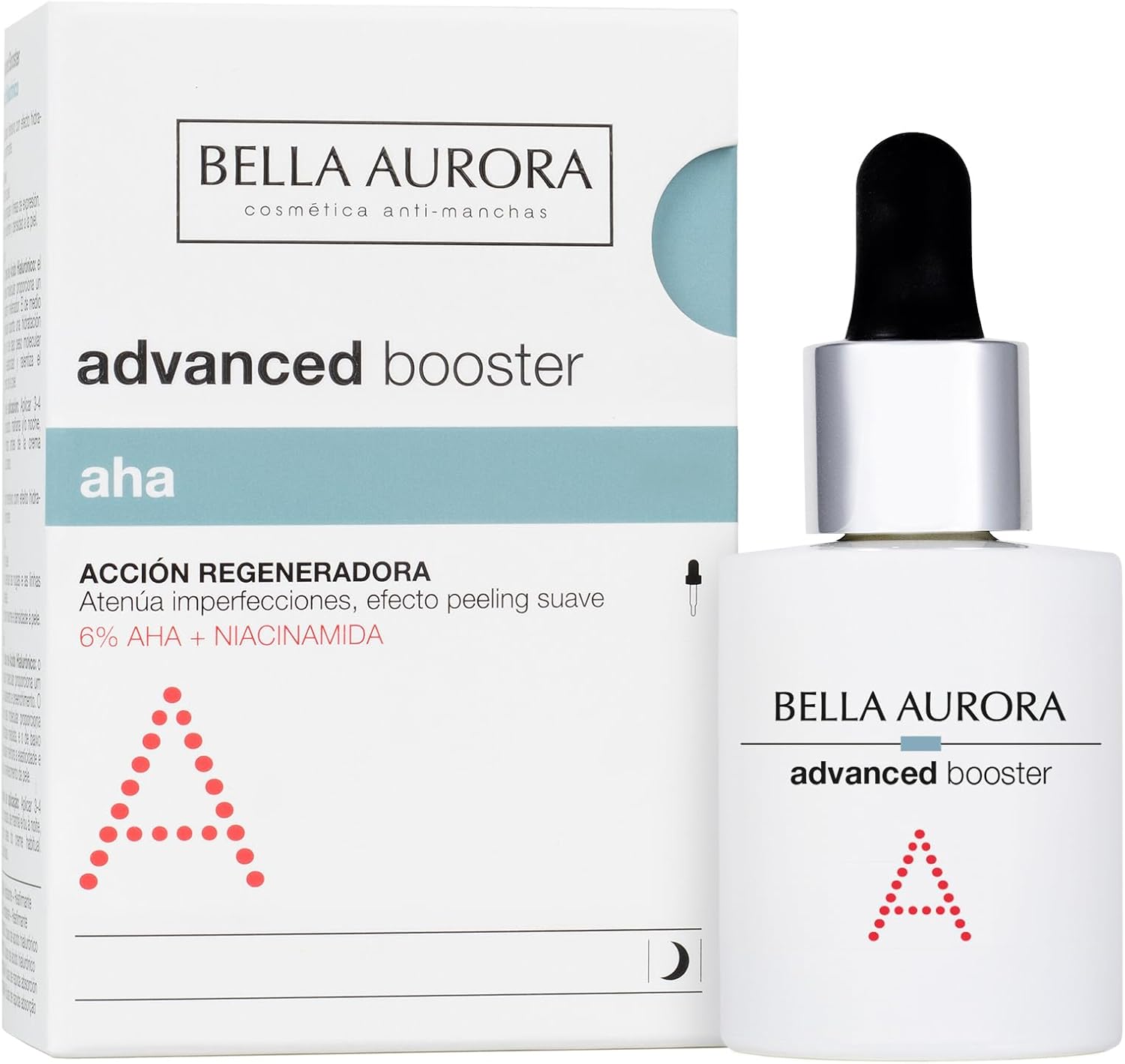 Bella Aurora Advanced Booster Aha | Moisture Wicking Serum With Peeling Effect | Exfoliating & Facial Stain Remover | 30Ml