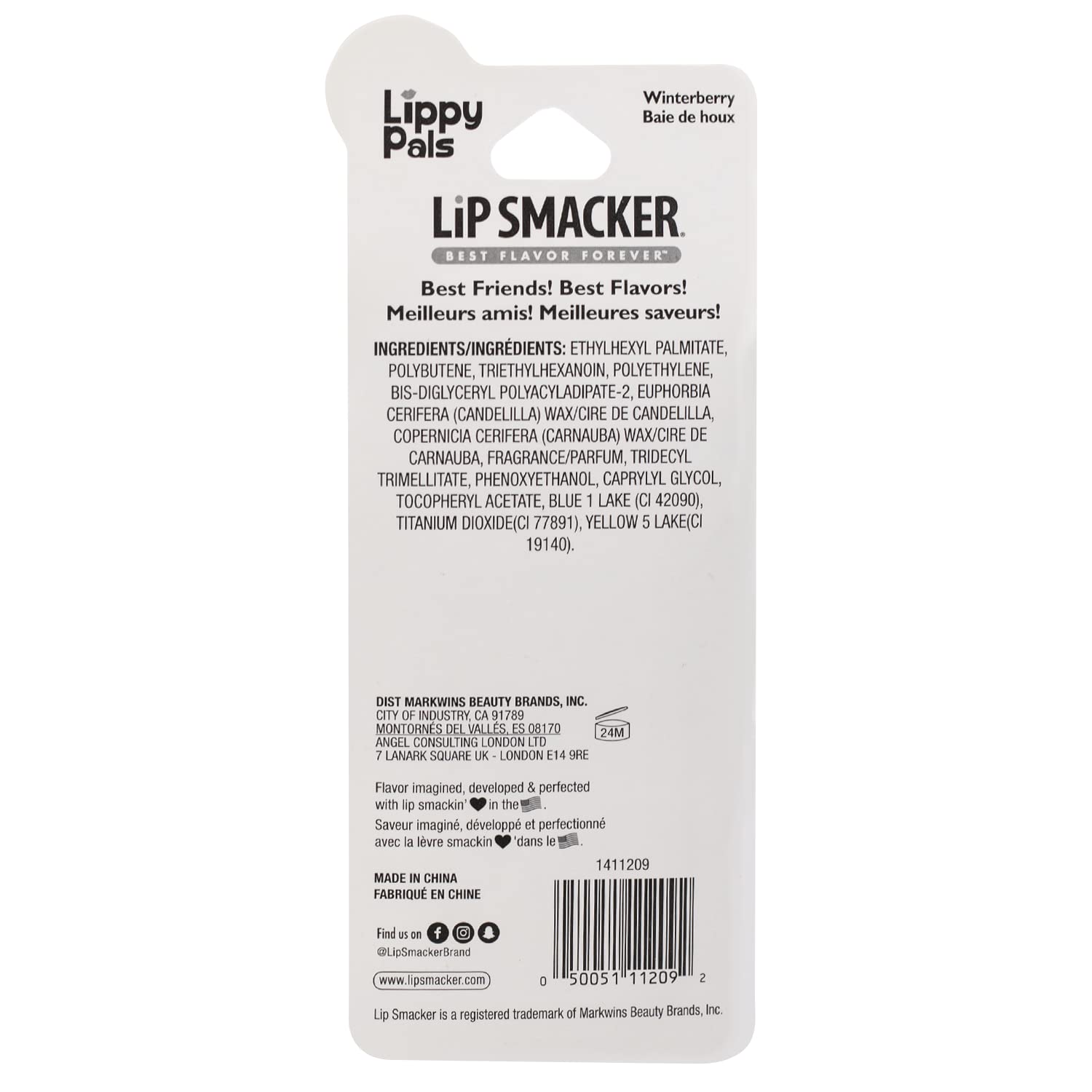 Lip Smacker Lippy Pals Penguin Holiday, Flavored Moisturizing & Smoothing Soft Shine Lip Balm, Hydrating & Protecting Fun Tasty Flavors, Cruelty-Free & Vegan - Winterberry : Beauty & Personal Care