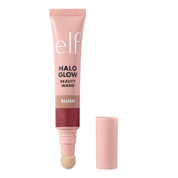 E.L.F. Halo Glow Blush Beauty Wand, Liquid Blush Wand For Radiant, Flushed Cheeks, Infused With Squalane, Vegan & Cruelty-Free