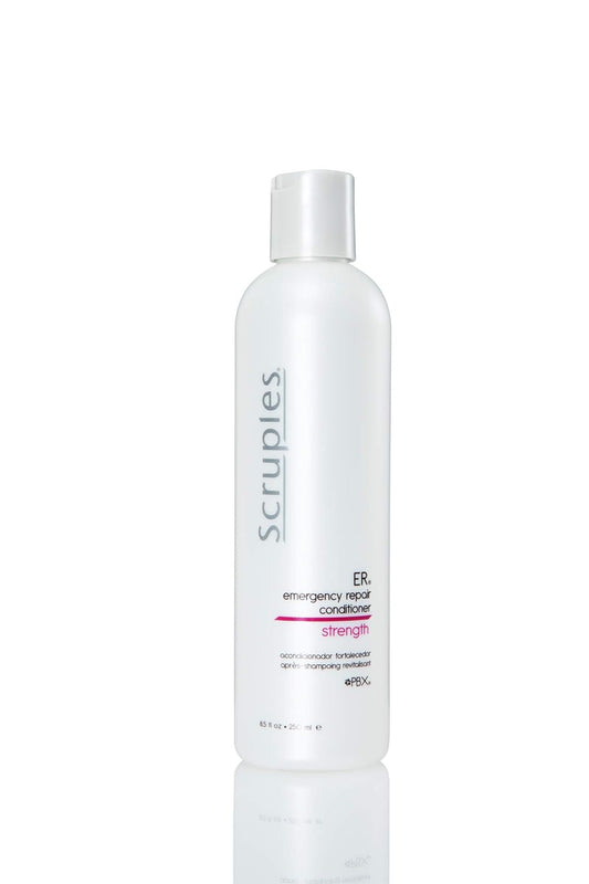 Scruples ER Emergency Repair Conditioner for Damaged Hair - Intensive Hair Repair for Breakage & Restoration from Chemical Treatments - Includes Keratin Protein for Overall Hair Health (8.5 oz) : Beauty & Personal Care