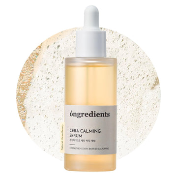 Ongredients Cera Calming Serum | Hydrating Facial Serum For Dry, Sensitive Skin | Centella, Panthenol, Ceramide, Soothing Calming Skin, Daily Skin Barrier | Vegan, Korean Skin Care 50Ml / 1.69 Fl Oz