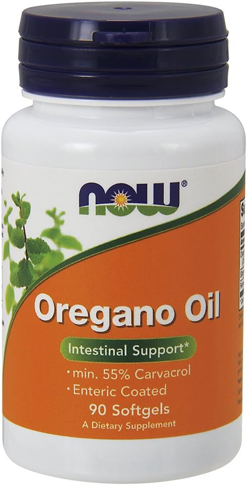 "Now Foods Oregano Oil Enteric Coated Softgels 90 Capsules (Pack of 2)"