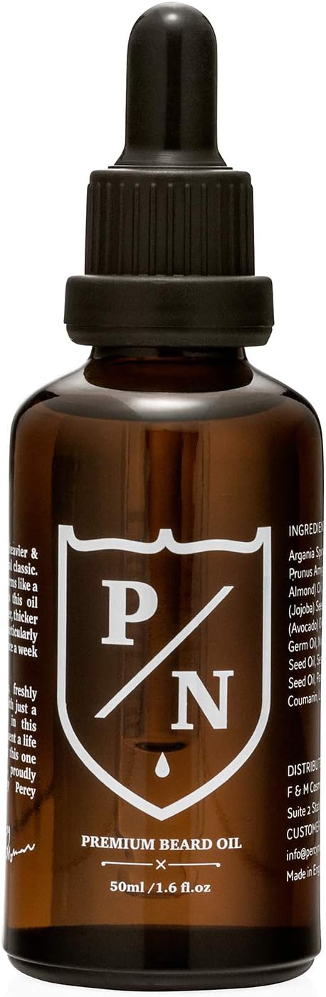 Beard Oil By Percy Nobleman - Premium Scented Blend (50Ml)