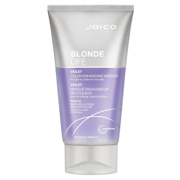 Joico Blonde Life Color Enhancing Masque | For Blonde Hair | Color Depositing Treatment | Maintain Unique Blonde Tones | Fortified With Monoi & Tamanu Oil