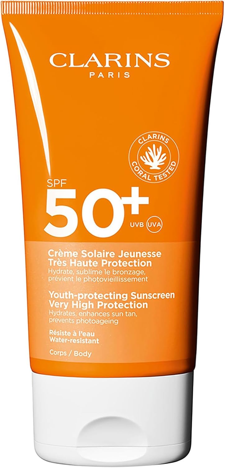 Clarins Youth-Protecting Sunscreen For Body Spf50 Very High Protection 150Ml