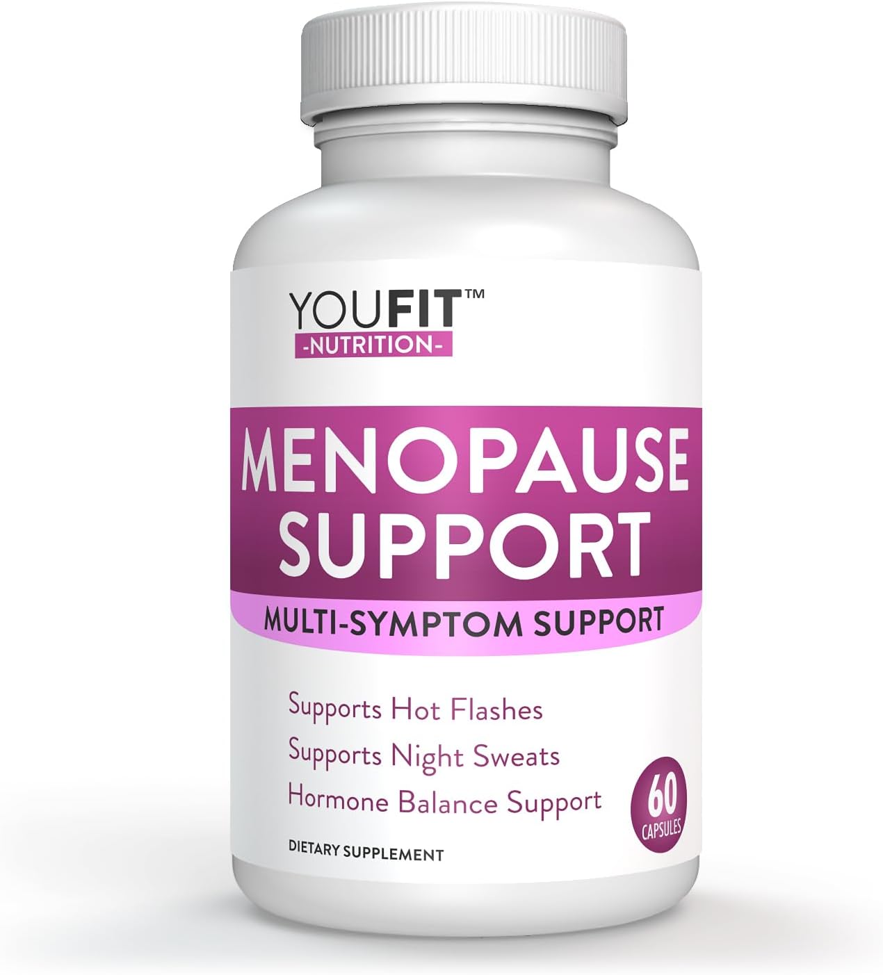 Menopause Relief Capsules For Women - Natural Menopause Supplements For Women - Complete Day And Night Menopause Support - Reduces Hot Flashes, Stress, Night Sweats - 30 Servings