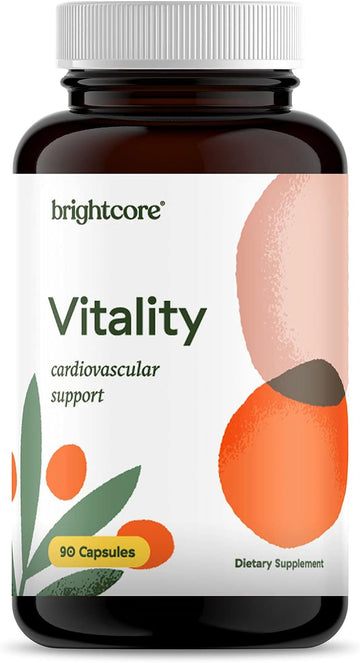 Brightcore Nutrition Vitality Capsules, Rich in Magnesium and CoQ10, 90 Capsules