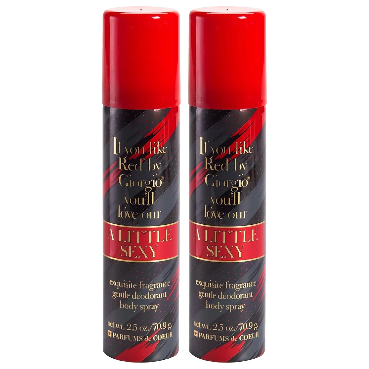 Parfums De Coeur A Little Sexy Gentle Deodorant Body Spray For Women, 2.5 Ounce