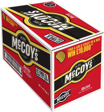 Mccoy'S Salted Crisps 47.5G Grab Bag, Case Of 36