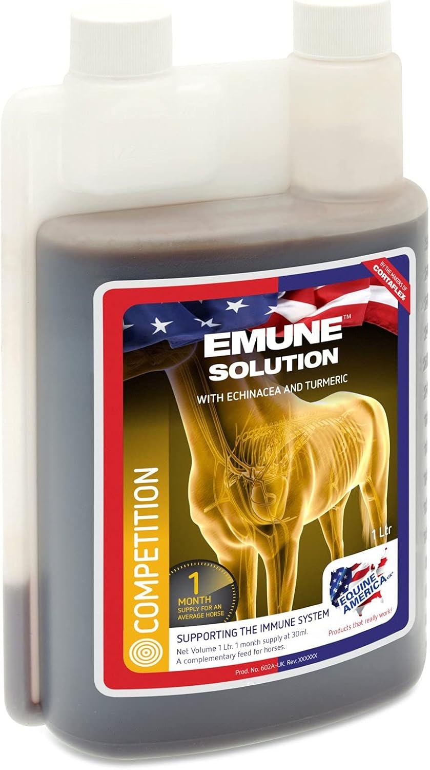 Equine America Horse & Pony Echinacea & Tuermic Liquid Emune Solution : Amazon.co.uk: Pet Supplies