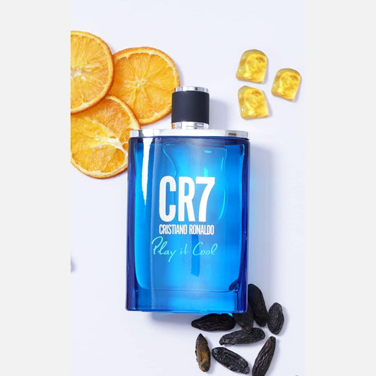 Cristiano Ronaldo Cr7 Play It Cool - Blends Bright Citruses And Aromatic Fougere Notes - Fresh, Invigorating And Sensual - Light Enough For Everyday Wear - Masculine Fragrance - 1.7 Oz Edt Spray