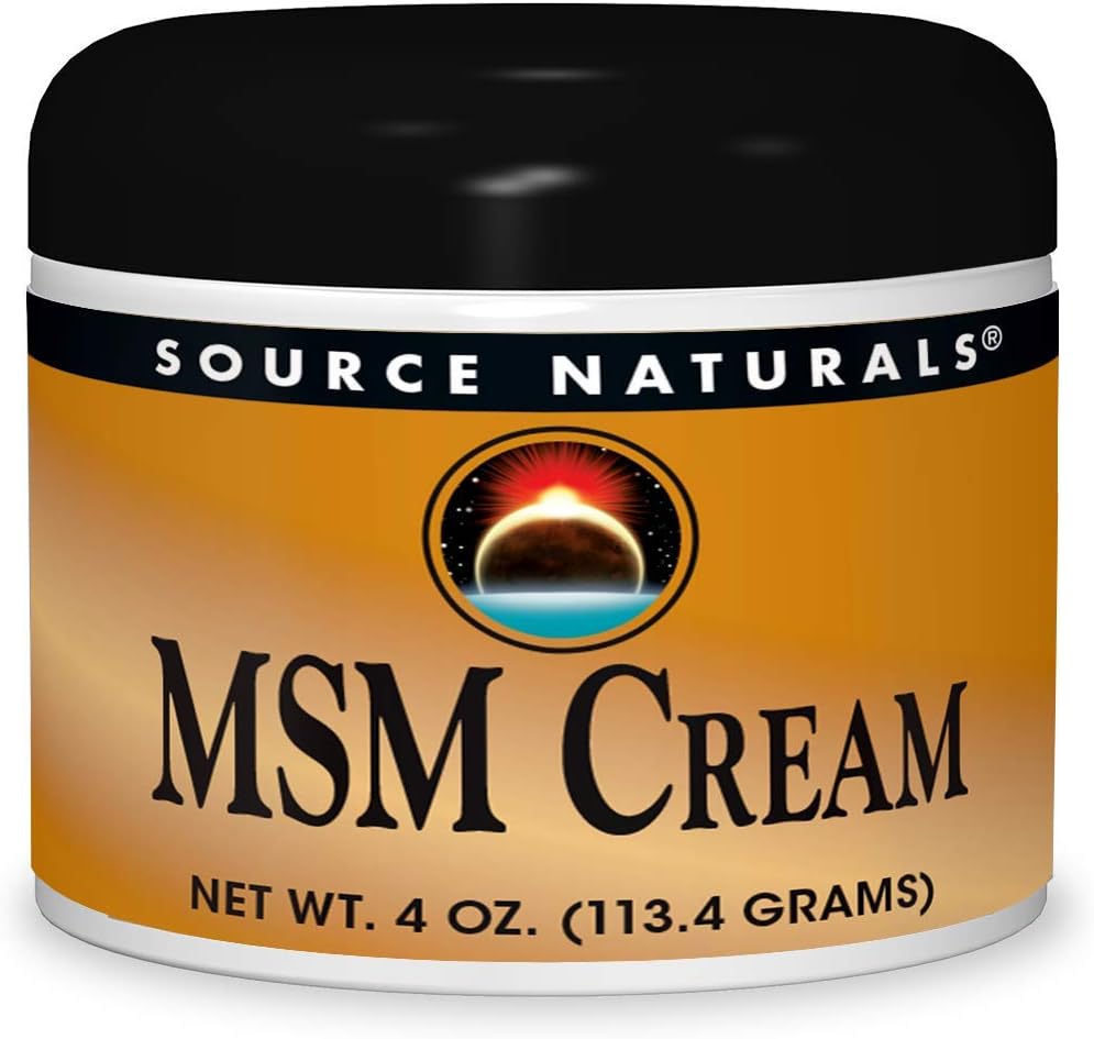 Source Naturals Msm Cream, Advanced Liposomal Delivery, 4 S