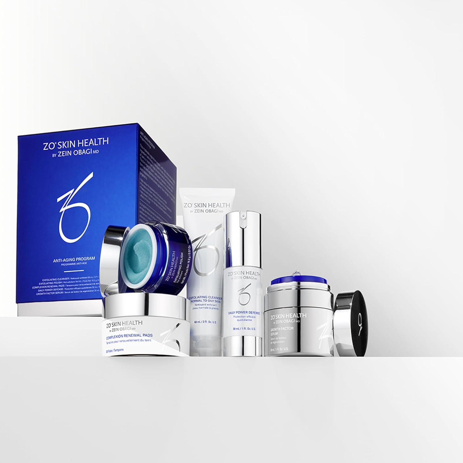 ZO Skin Health Level II: Anti-aging Program with Growth Factor Serum : Body Scrubs : Beauty & Personal Care