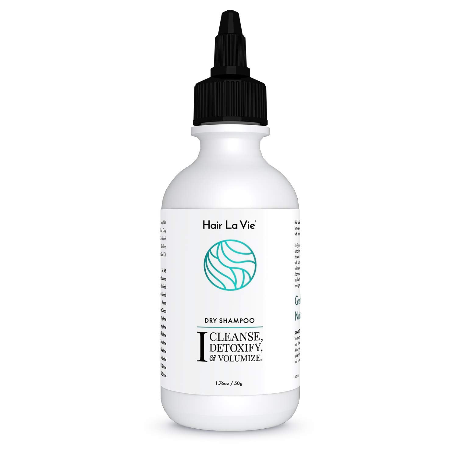 Hair La Vie Dry Shampoo for Women - Detox, Cleanse & Volumize for Blonde & Brunette Hair, 1.76 Oz