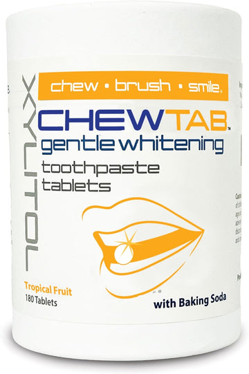 Chewtab Gentle Whitening Toothpaste Tablets Tropical Fruit Refill