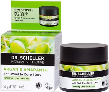 Argan Oil & Amaranth Anti-Wrinkle Care Day For Firming And Demanding Skin Dr. Scheller Skin Care 1.8 Oz Cream