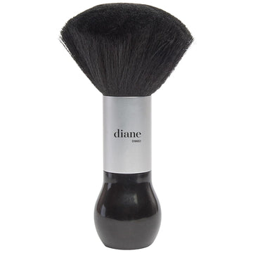 Diane Neck Duster – Barber and Salon Brush to Remove Loose Hair from Neckline and Ears After Haircut, Professional and Home Use, Soft Nylon Bristles, Stand Up Base, 7.5”, Large, D9851