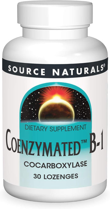 Source Naturals Coenzymated B-1, Cocarboxylase, 25 Mg, 30 Count