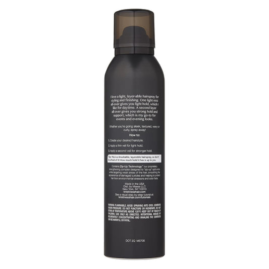 Kristin Ess Hair Refine Signature Finishing Hairspray For Hair Styling - Flexible Hold, Brushable Texture, Style Support For Straight, Textured, Wavy Or Curly Hair, Vegan, 7.5 Oz