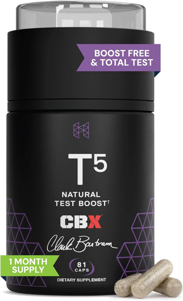 Hpn T(5) Testosterone Optimization Booster | Natural Testosterone Supplement With Testofen | Increase Endurance & Energy | Improve Ability To Build Muscle With Lj100 | Vegan Friendly | 81 Capsules