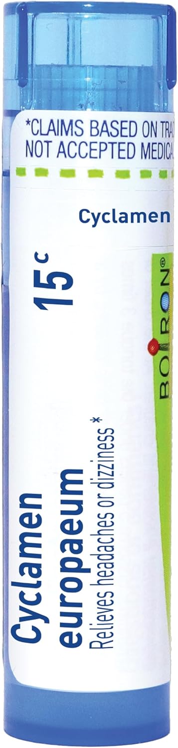 Boiron Cyclamen Eur 15C Homeopathic Medicine For Headachess Or Dizziness - 80 Pellets