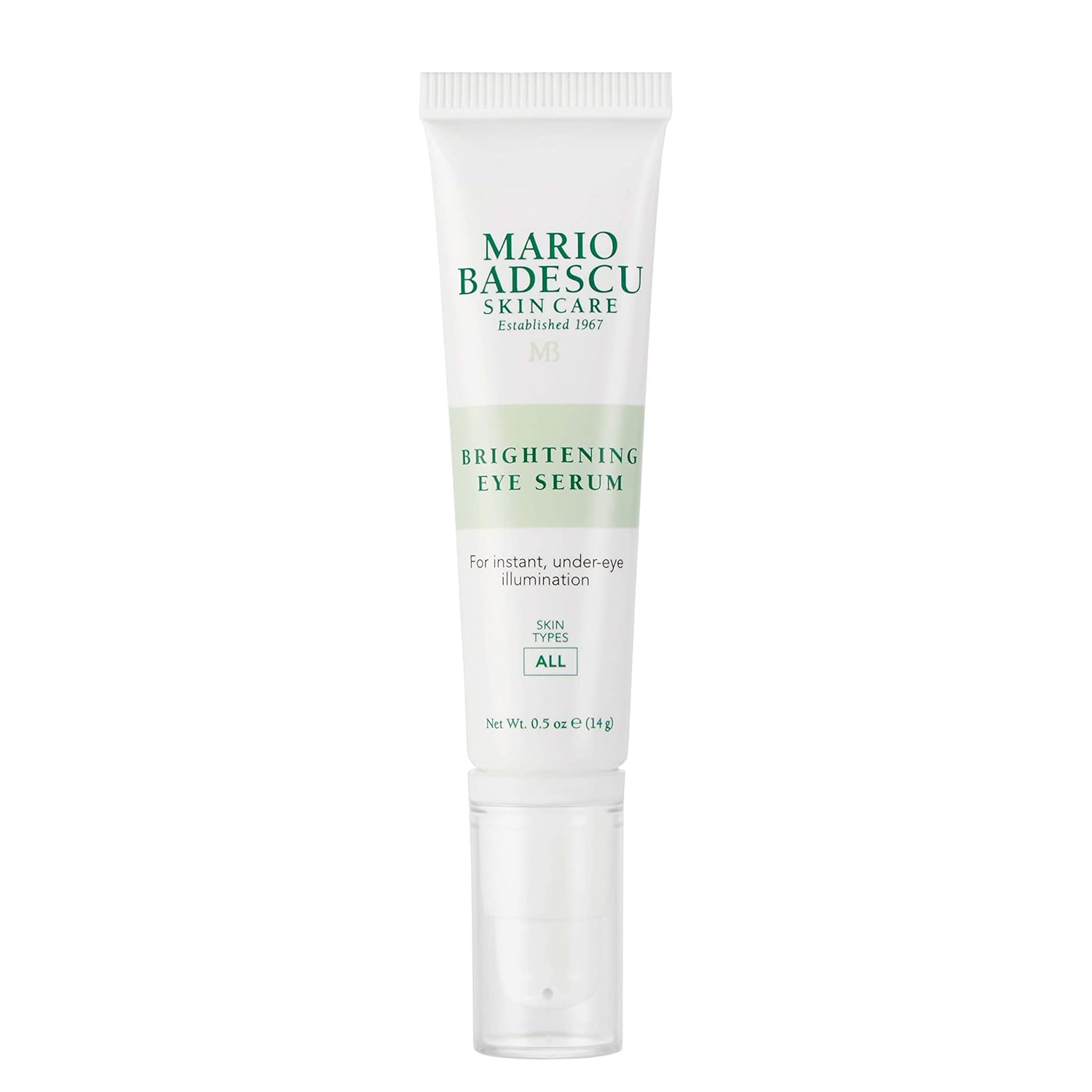 Mario Badescu Brightening & Revitalizing Under Eye Serum, Anti Aging & Hydrating, Reduces The Appearance Of Fine Lines & Dark Circles With Caffeine And Squalane, 0.5 Oz